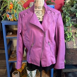 Women’s Faux Biker Jacket
